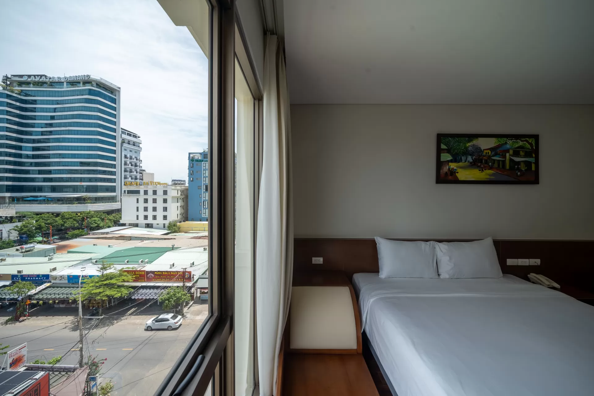 Deluxe Twin Room Hướng Thành Phố